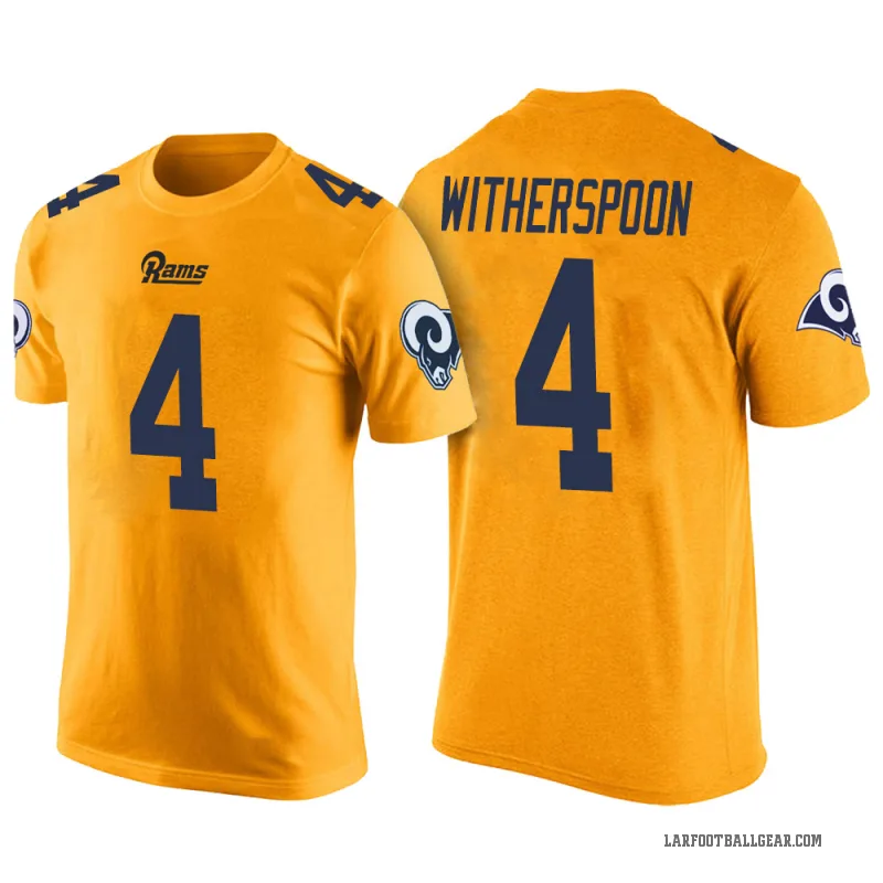 Ahkello Witherspoon Men's Yellow Los Angeles Rams Color Rush T-Shirt