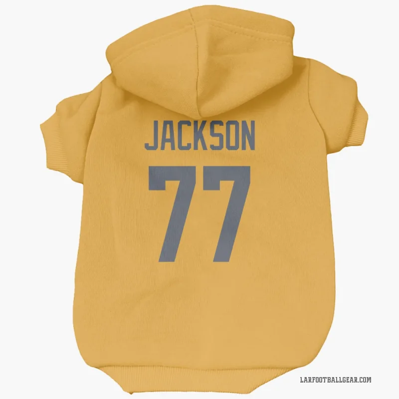 Alaric Jackson Gold Los Angeles Rams Cat & Dog Pet Hoodie