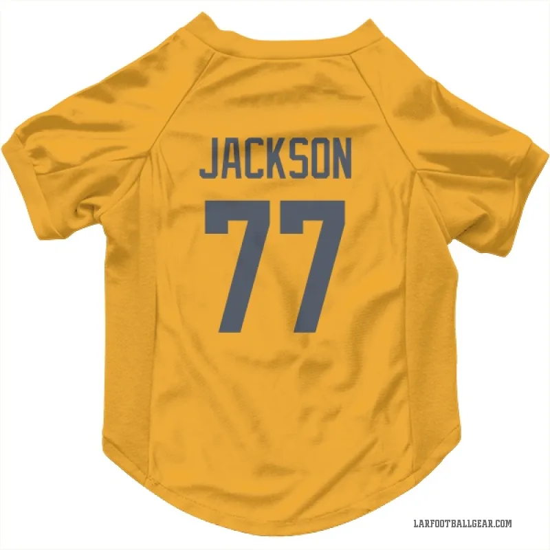 Alaric Jackson Gold Los Angeles Rams Cat & Dog Pet Jersey