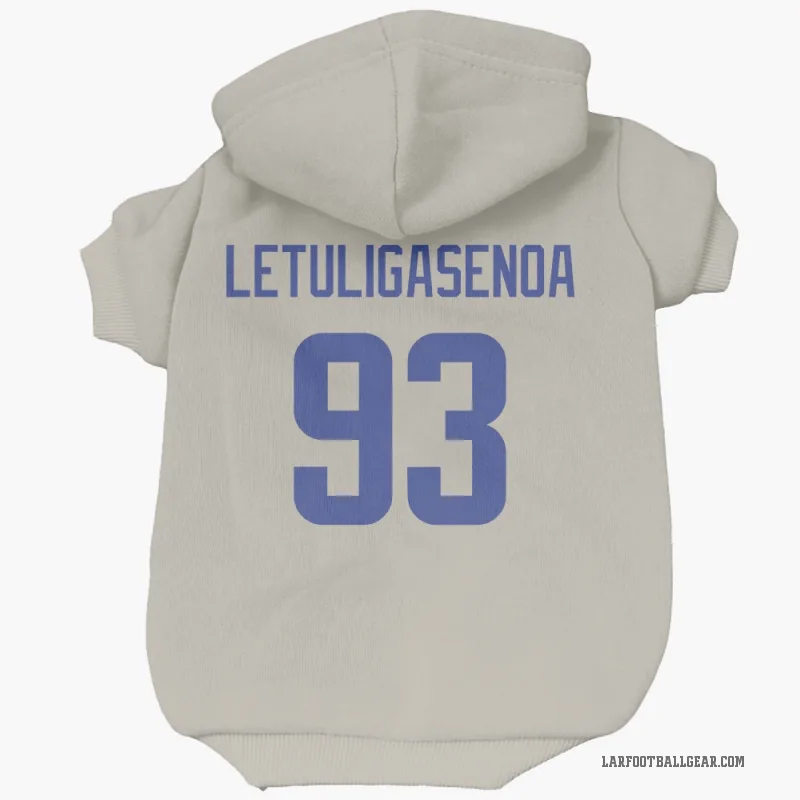 Tuli Letuligasenoa Los Angeles Rams Bone Cat & Dog Pet Hoodie